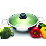 03 3 Layer Wok With Glass Lid & SS Handle